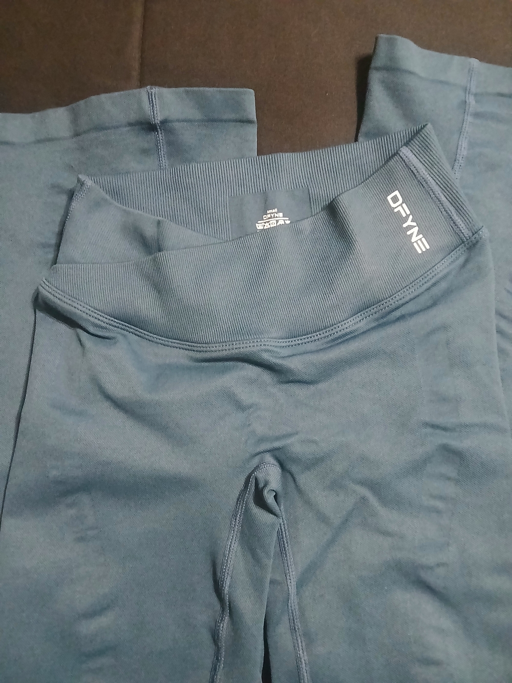Dyne Boot-Cut Active Pants in Slate Blue